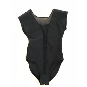 American Apparel sheer strip bodysuit
